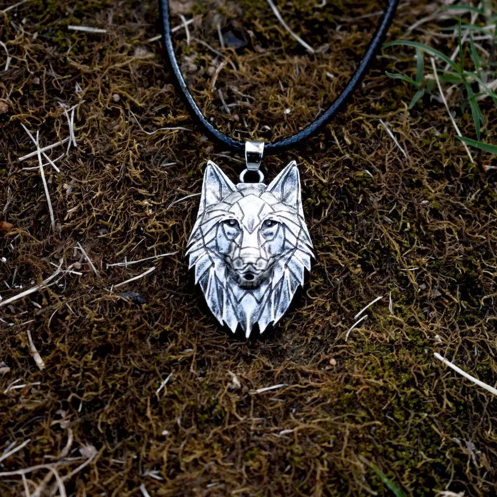 Rugged Wolf Necklace