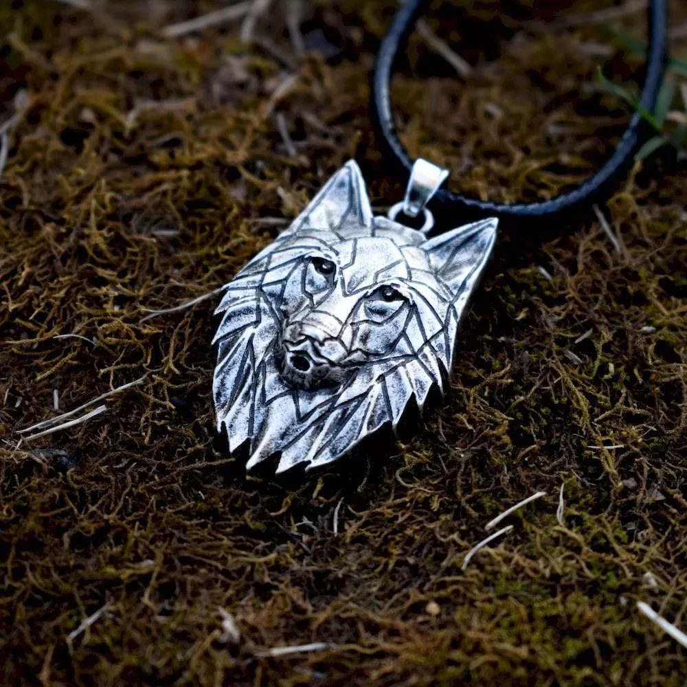 Rugged Wolf Necklace