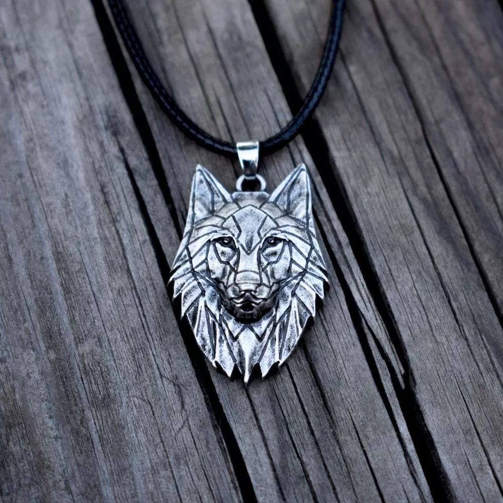 Rugged Wolf Necklace