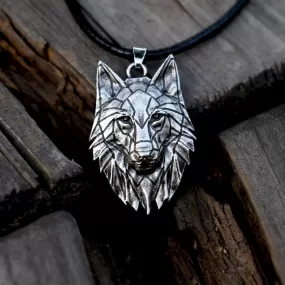 Rugged Wolf Necklace