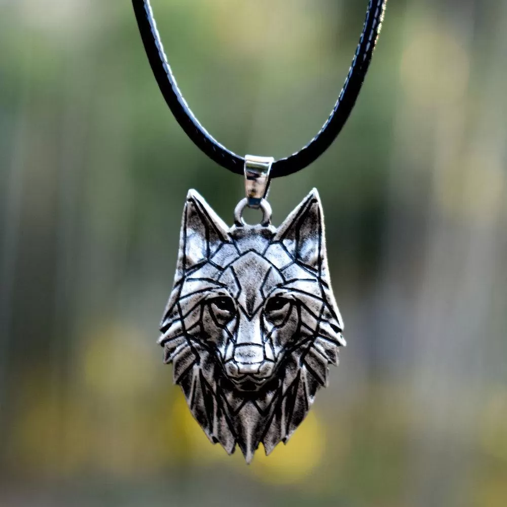 Rugged Wolf Necklace