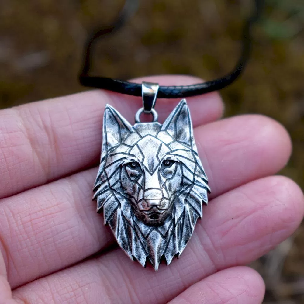 Rugged Wolf Necklace