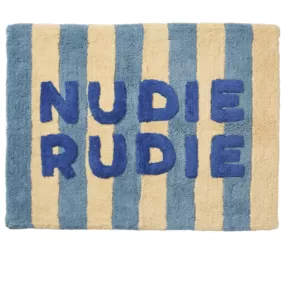 Sage and Clare Ira Nudie Rudie Bath Mat Blue Jean