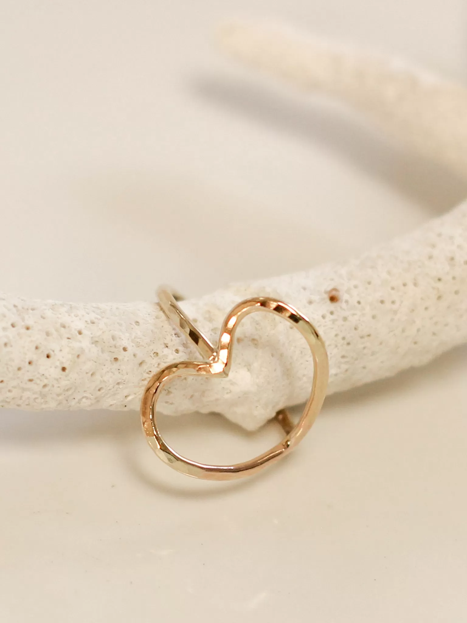 Sideways Heart Ring