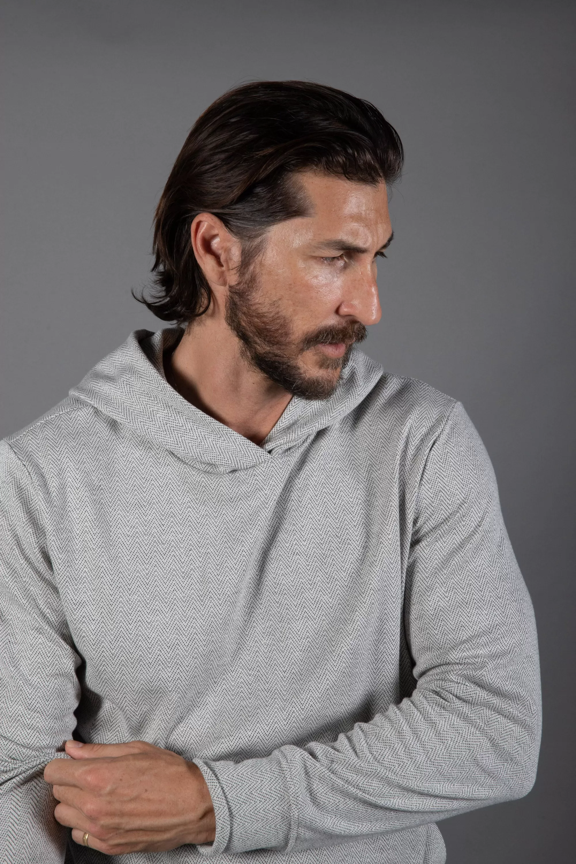 Westin Herringbone Kangaroo Hoodie