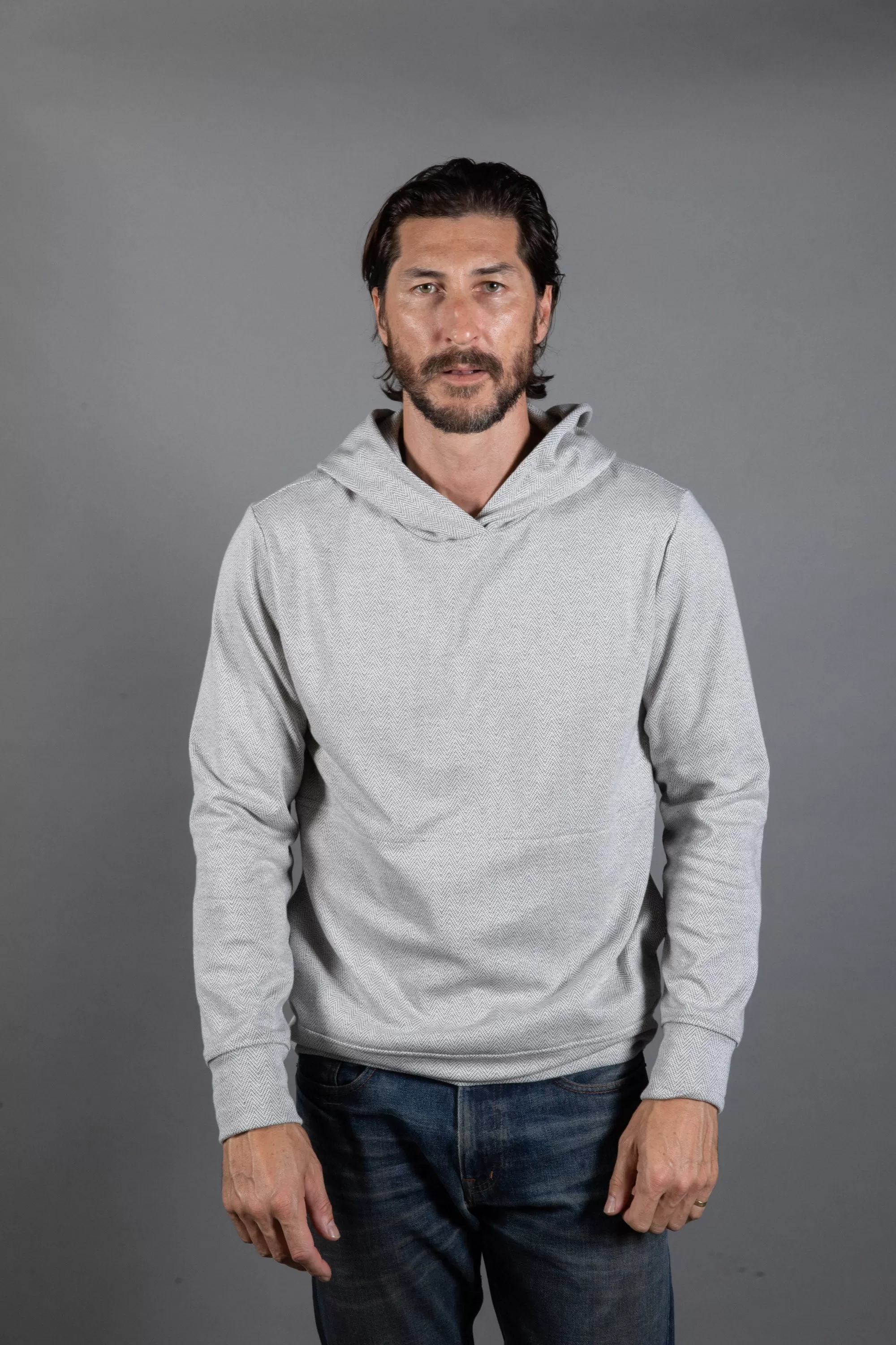 Westin Herringbone Kangaroo Hoodie