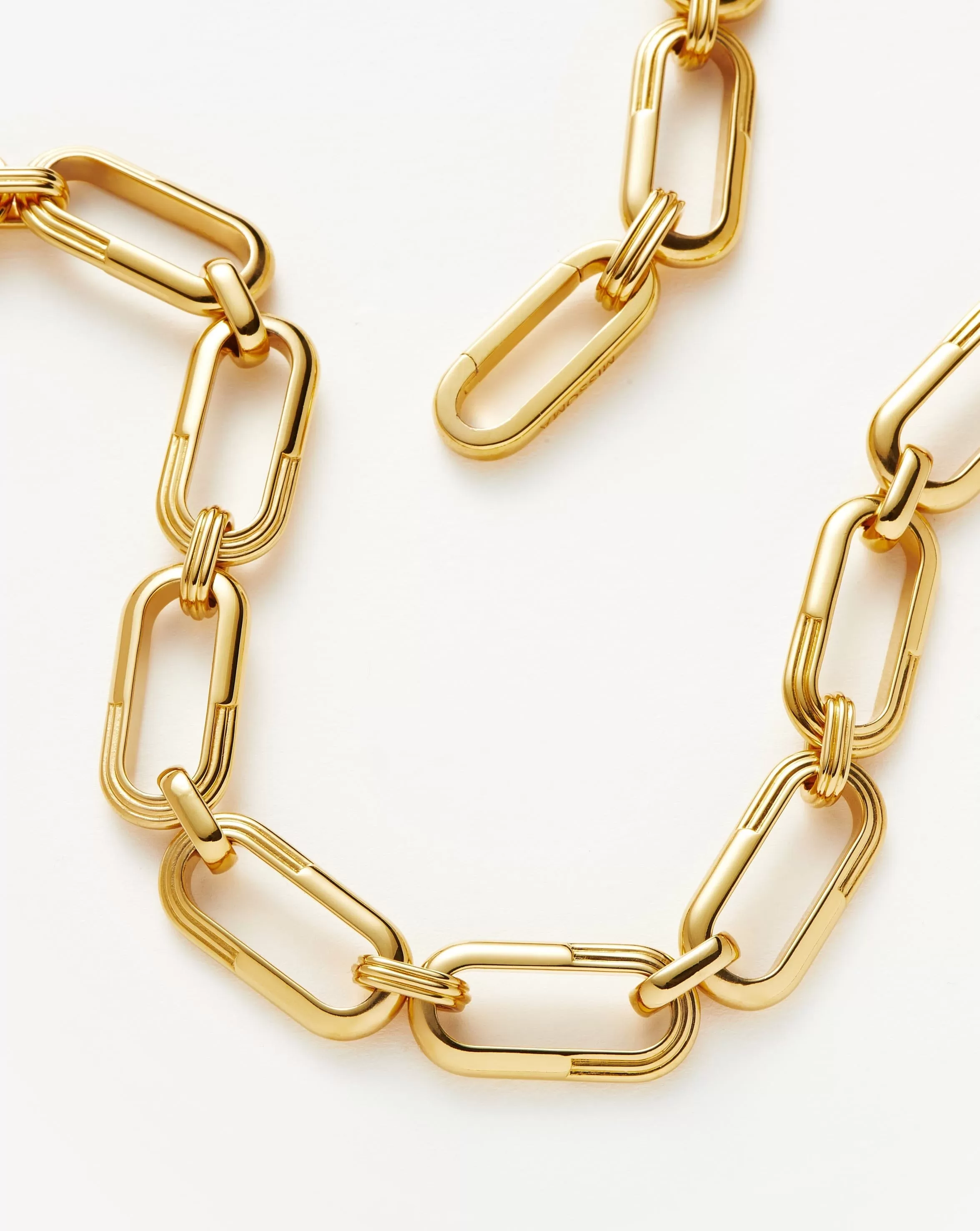 Zenyu Link Chunky Chain Necklace | 18ct Gold Plated