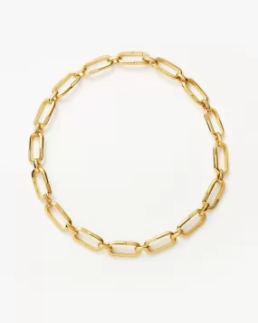 Zenyu Link Chunky Chain Necklace | 18ct Gold Plated